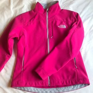 Pink The North Face jacket